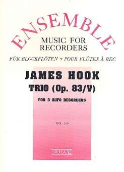 Trio op.83,5 for 3 alto recorders