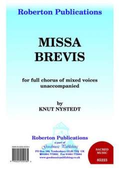 Missa brevis for mixed chorus