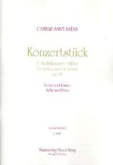 Konzertstück A-Dur op.20 für Violine und Orchester