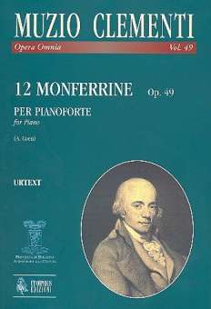 12 Monferrine op.49 für Klavier