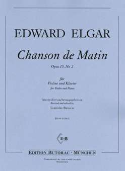 Chanson de matin op.15,2 für Violine und Klavier