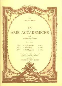 15 arie accademiche Band (Nr.4-6)