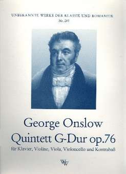 Quintett G-Dur op.76 für Klavier,