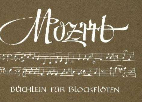 Mozart-Büchlein für 2 Blockflöten (SA)