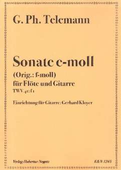 Sonate e-Moll TWV41:f1