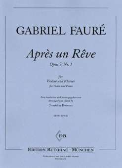 Après un reve op.7,1 für Violine und Klavier