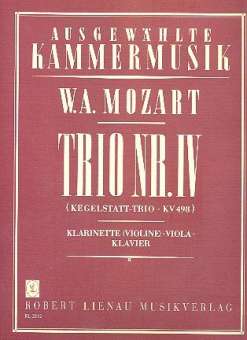 Trio Es-Dur KV498 für Klarinette,