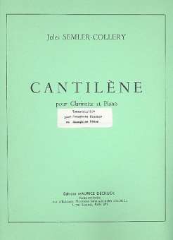 Cantilene pour clarinette (saxophone