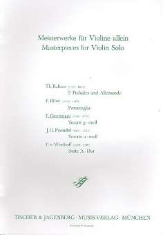 Sonate g-Moll für Violine