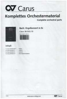 Bach, Johann Christian - Orgelkonzert in Es