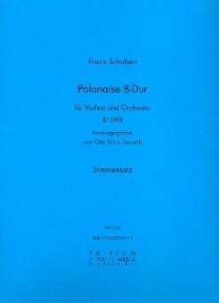Polonaise B-Dur D580 für Violine