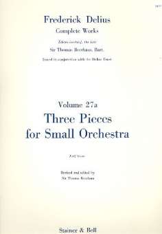 3 pieces for small orchestra