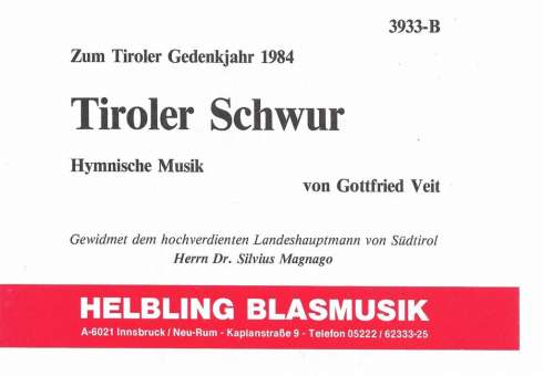 Tiroler Schwur (Festliche Musik)