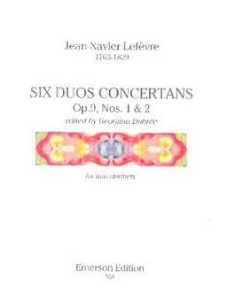 6 Duos concertants op.9 no.1,2 :