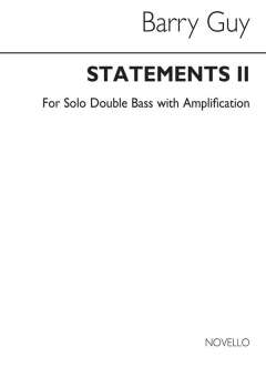 Statements 2 : for double bass