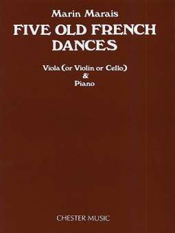 5 old French Dances for viola