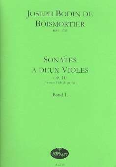 Sonates a deux violes op.10 Band 1 (nos.1-3)