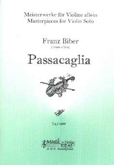 Passacaglia : für Violine solo