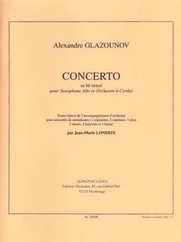 Concerto Mi bemol Major op.109 pour Saxophone