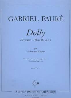 Dolly aus Berceuse op.56,1 für Violine und
