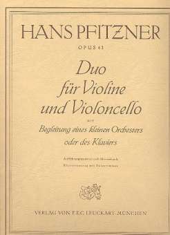 Duo op.43 für Violine, Violoncello und Orchester