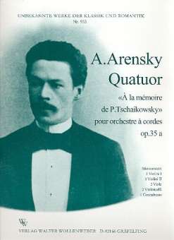 Quartett à la memoire de P. Tschaikowsky