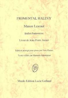 Manon Lescaut Klavierauszug (fr)
