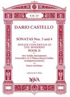 Sonatas nos.3+4 for 2 treble
