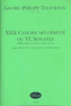 18 Canons Mélodieux ou 6 Sonates