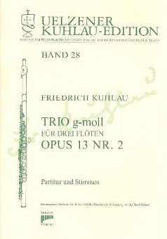 Trio g-Moll op.13,2 für 3 Flöten