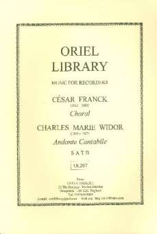 Choral  and  Andante Cantabile (Widor)