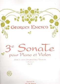 Sonate no.3 op.25 pour violon