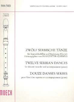 12 serbische Tänze : für