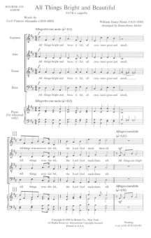 All Things Bright And Beautiful (SATB)