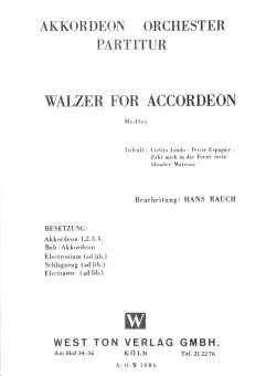 Walzer for Accordeon - Akkordeonorchester - Partitur