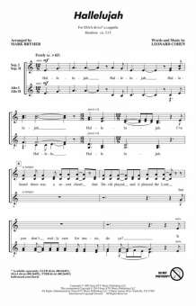 Hallelujah - SSAA a Cappella