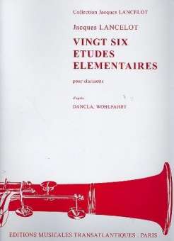 26 Études elementaires pour clarinette
