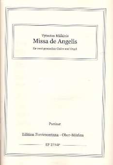 Missa de Angelis für gem Chor und Orgel
