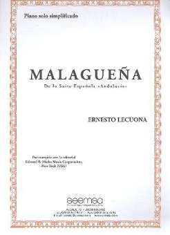 Malaguena für Klavier (erleichtert)