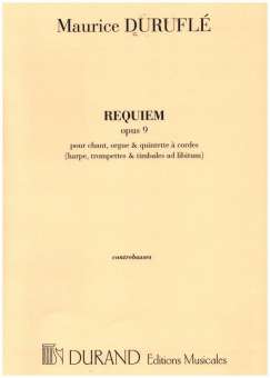 M. Duruflé : Requiem Contrebasse Orchestre Reduit