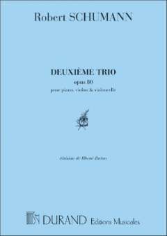 Schumann  : Trio Op 80 N 2 Violon-Violoncelle-Piano