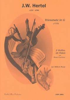 Sonate G-Dur für 2 Violinen (Flöten) und Bc
