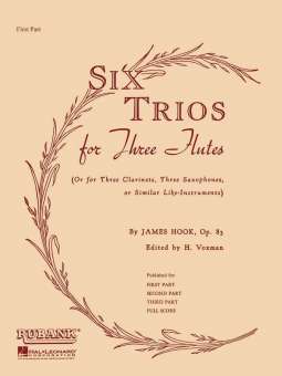 6 Trios op.83 for 3 flutes (or