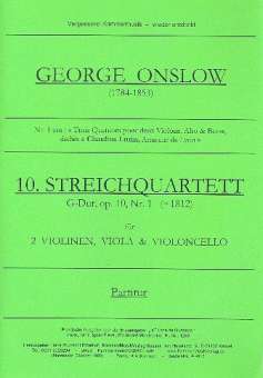 Streichquartett G-Dur Nr.10 op.10,1