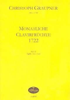 Monatliche Clavierfrüchte 1722 Band 2 (April - Mai - Juni)
