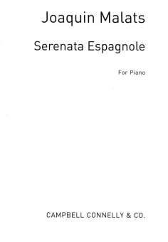 Joaquin Malats- Serenata Espagnole For Piano