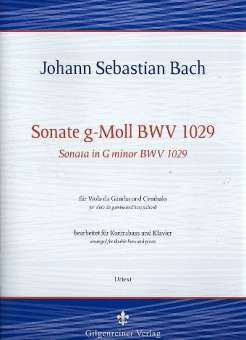 Sonate g-Moll BWV1029 für Viola da gamba