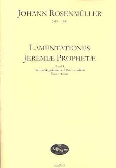 Lamentations Jeremiae Prophetae Band 1