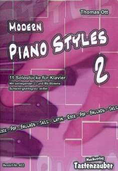 Modern Piano Styles Band 2 für Klavier