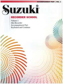 SUZUKI RECORDER SCHOOL VOL.1 : FOR